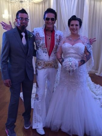 Elvis themed wedding Orlando Crystal Ballroom